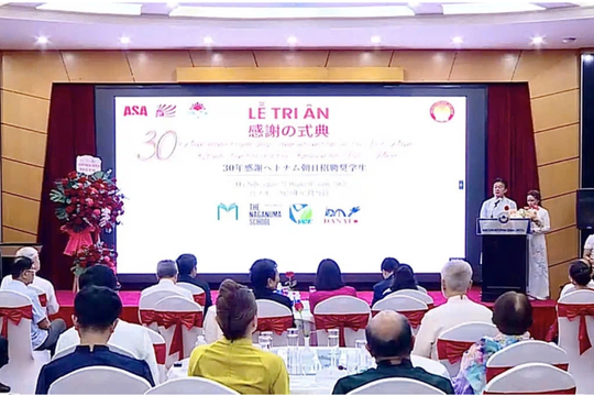 30 năm chương trình học bổng toàn phần dành cho HSSV Việt Nam cua Asahi