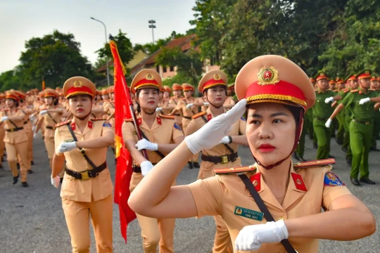 Công an Hà Nội hợp luyện, sẵn sàng cho các ngày hội lớn