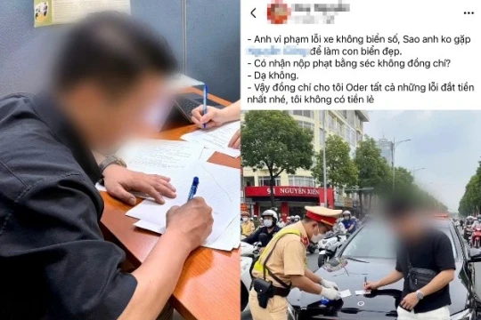 Nam thanh niên sử dụng AI thông tin sai sự thật về CSGT Hà Nội
