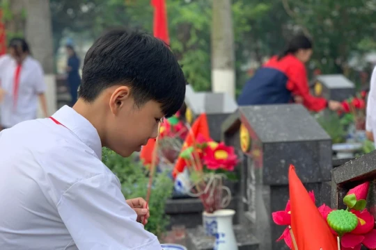 Trường học Hà Nội tổ chức nhiều hoạt động tri ân nhân dịp 27/7