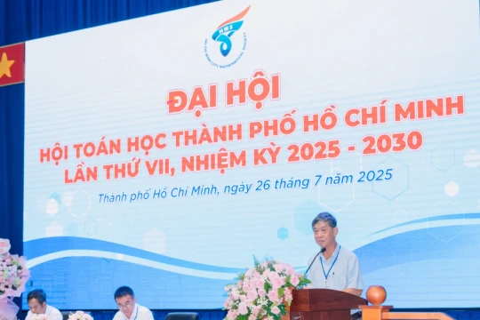 PGS.TS Phạm Hoàng Quân làm Chủ tịch Hội Toán học TPHCM