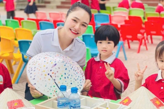 Không gian sáng tạo trong lớp học mầm non