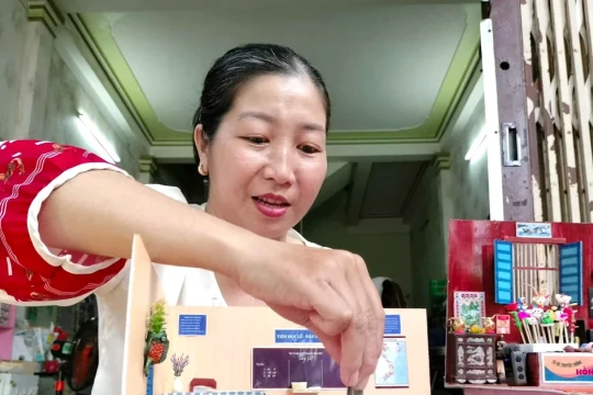 Ngắm kiệt tác gợi nhớ ký ức làng quê của người phụ nữ Cà Mau