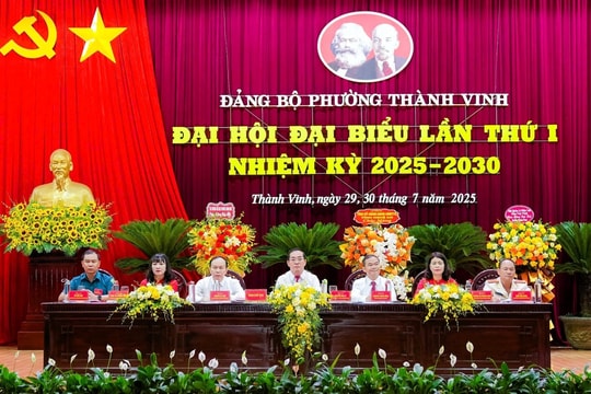 Đại hội phường đầu tiên của Nghệ An sau khi thực hiện chính quyền 2 cấp