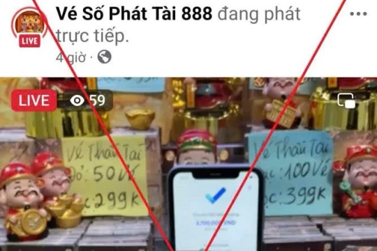 Công an Hưng Yên phát cảnh báo thủ đoạn lừa đảo mua vé số trực tuyến