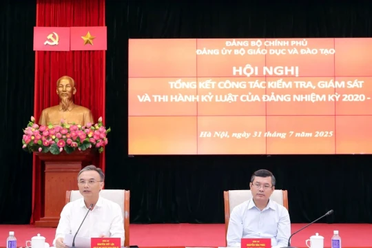 Đảng ủy Bộ GD&ĐT tổng kết công tác kiểm tra, giám sát, thi hành kỷ luật của Đảng