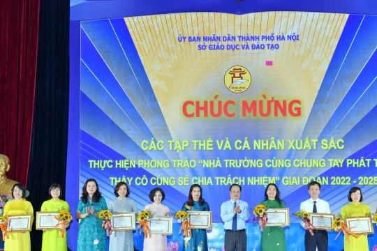 Hà Nội duy trì phong trào 'Nhà trường cùng chung tay phát triển'