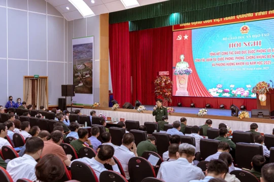 Hơn 3,1 triệu học sinh THPT tham gia học tập môn Giáo dục quốc phòng và an ninh