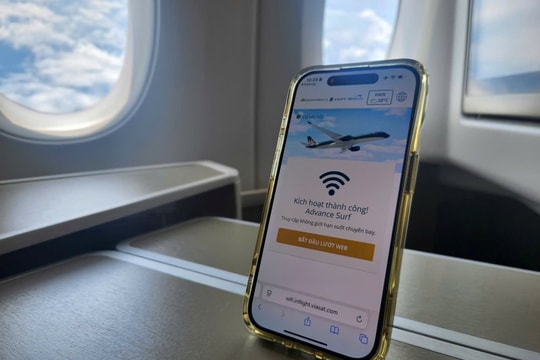 Vietnam Airlines ‘mở bầu trời số’: Kết nối Internet cả khi đang bay