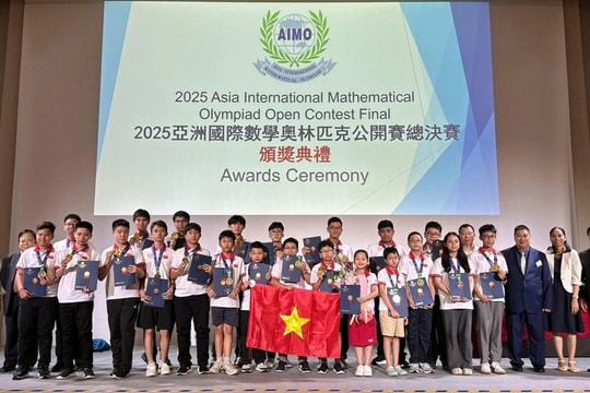 Vinh danh 22 thí sinh đoạt huy chương ở Đấu trường toán học Châu Á 2025