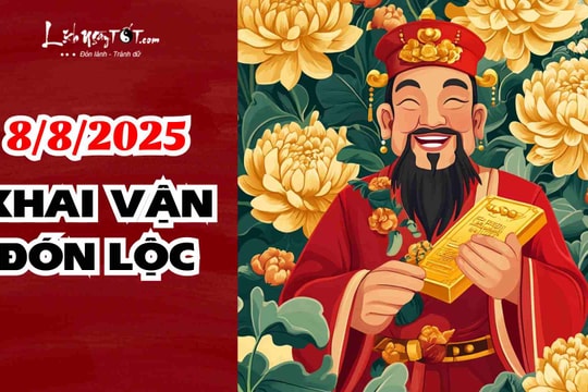 Hiếm gặp: Ngày 8/8/2025 trùng Rằm tháng 6 nhuận, thuận lợi KHAI VẬN đón LỘC lớn tới hết cuối năm