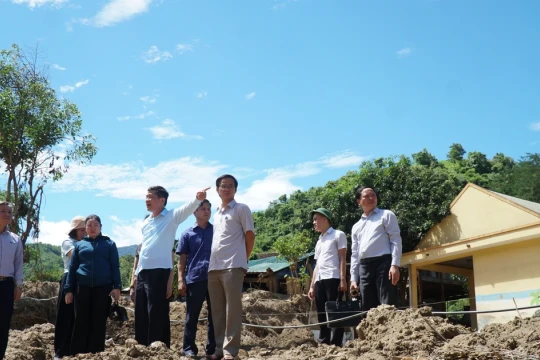 Ngành giáo dục Nghệ An cùng trường học khẩn trương khắc phục hậu quả lũ lụt