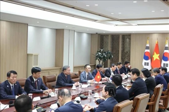 Tổng Bí thư Tô Lâm hội đàm với Tổng thống Hàn Quốc Lee Jae Myung