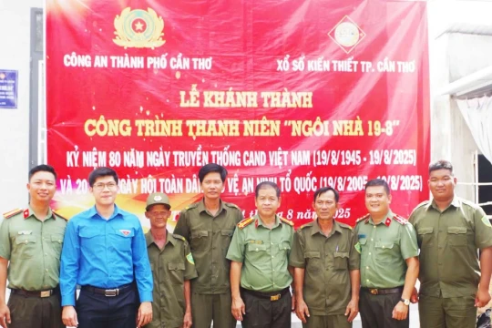 Tuổi trẻ Công an Cần Thơ tiếp sức đồng đội bằng ‘Ngôi nhà 19/8’