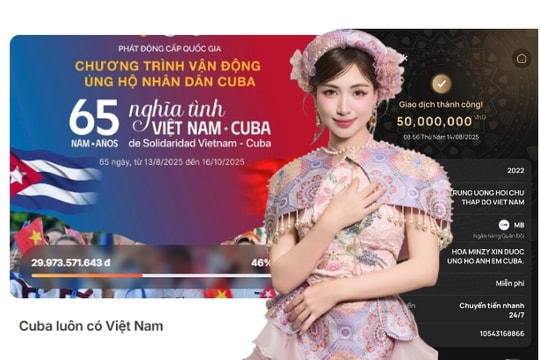 Tính đến 12h ngày 14/8: 30 tỷ đồng từ hơn 134.000 lượt đóng góp, người Việt vẫn đang gửi trọn nghĩa tình tới nhân dân Cuba
