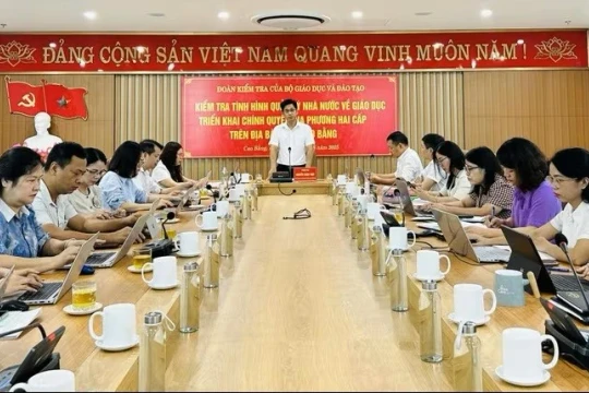 Kiểm tra công tác quản lý nhà nước về giáo dục tại Cao Bằng