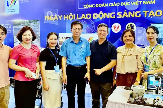 Ngành Giáo dục tham gia triển lãm Ngày hội lao động sáng tạo toàn quốc năm 2025