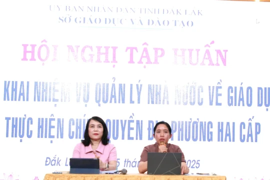 Phối hợp nhịp nhàng cùng UBND các xã để giáo dục phát triển