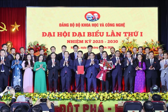 Ra mắt Ban Chấp hành Đảng bộ Bộ KH&CN nhiệm kỳ 2025 - 2030