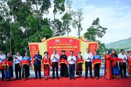 Khánh thành Nhà tưởng niệm Chủ tịch Tôn Đức Thắng tại Tuyên Quang