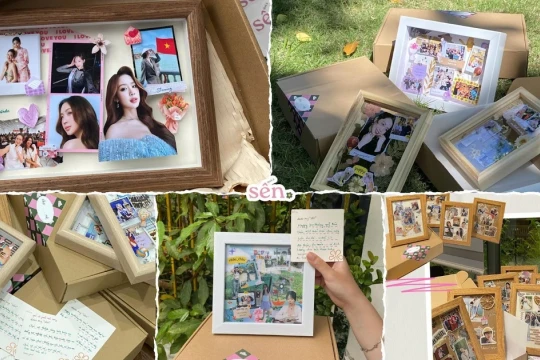 Nhóm sinh viên thu hàng chục triệu đồng mỗi tháng nhờ khung ảnh handmade