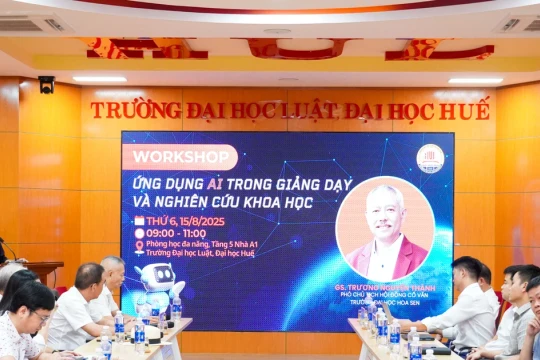 Trường Đại học Luật, ĐH Huế ứng dụng trí tuệ nhân tạo vào giảng dạy, nghiên cứu