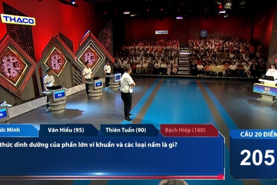 Lần đầu cuộc thi quý Đường lên đỉnh Olympia có 5 thí sinh