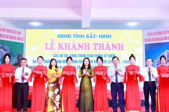 Khánh thành dự án xây dựng cơ sở vật chất Trường THPT Chuyên Bắc Giang