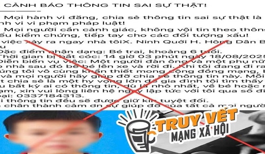 Công an lên tiếng về thông tin “bé 6 tuổi bị bắt cóc” gây xôn xao ở Cà Mau