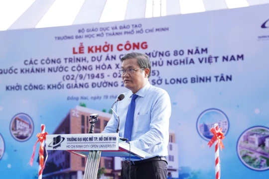 Trường Đại học Mở TPHCM xây dựng khối giảng đường hiện đại tại Đồng Nai