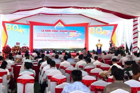 Khánh thành Trạm biến áp 500kV Vĩnh Yên và đường dây đấu nối tại Phú Thọ