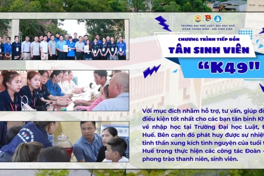 Trường Đại học Luật, ĐH Huế tặng nhiều suất ký túc xá miễn phí cho tân sinh viên