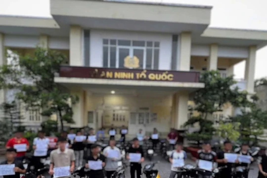 21 thanh thiếu niên bị khởi tố vì tổ chức đua xe trái phép