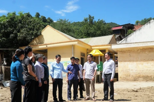Bảo đảm an toàn trường học sau lũ