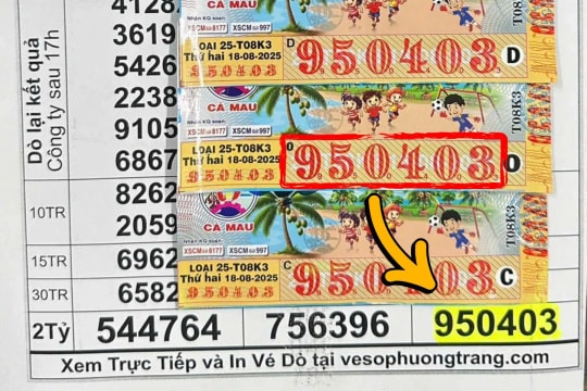 Mua vé số khi làm vườn, 4 nông dân cùng trúng độc đắc