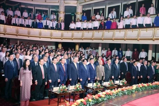 Tổng Bí thư và Thủ tướng dự Lễ kỷ niệm 80 năm Ngày truyền thống ngành Văn hóa
