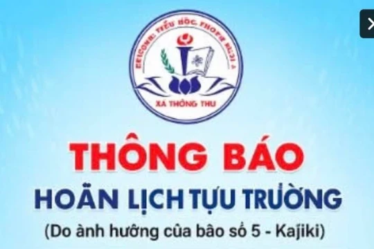 Nhiều trường học tỉnh Nghệ An hoãn lịch tựu trường
