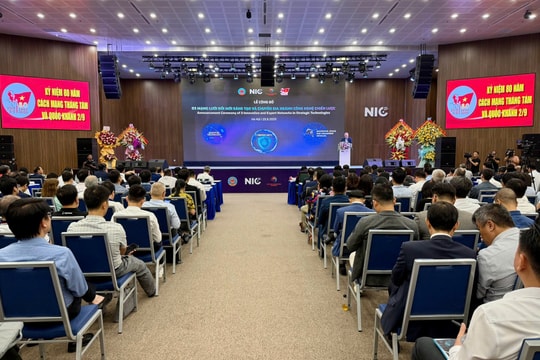 Công bố thành lập 3 mạng lưới đổi mới sáng tạo và chuyên gia ngành công nghệ chiến lược