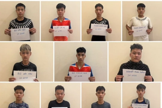 Hai nhóm thanh niên hỗn chiến, 11 người bị tạm giữ