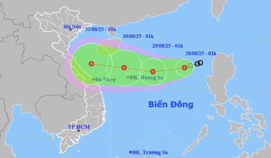 Tin mới về áp thấp nhiệt đới trên Biển Đông