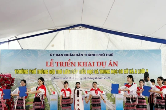 TP Huế triển khai 2 dự án Trường phổ thông nội trú liên cấp