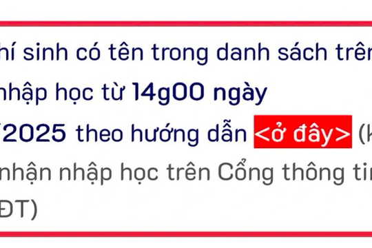 Thí sinh lo khi trường thông báo “không cần xác nhận nhập học qua Bộ”