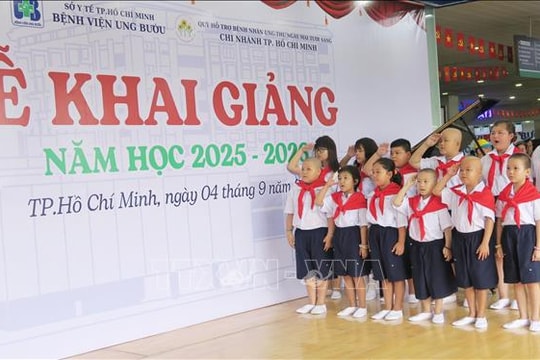 Năm học mới 2025-2026: Lễ khai giảng đặc biệt dành cho bệnh nhi ung thư
