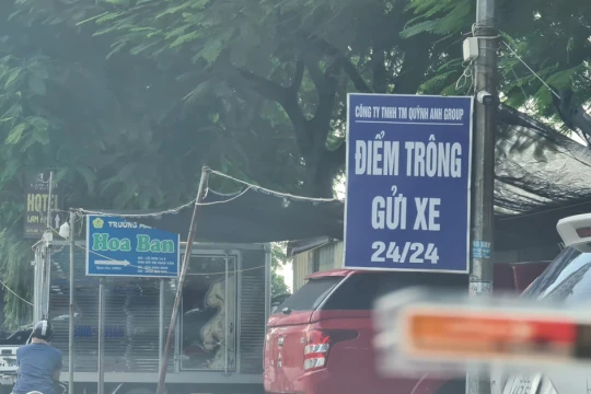 Hà Nội kiểm tra bãi trông giữ xe trước cổng Bệnh viện Nội tiết Trung ương