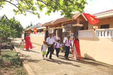 Tiếng trống năm học mới rộn ràng trên quần đảo Trường Sa