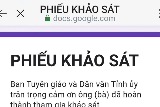 An Giang khảo sát ý kiến về đổi mới giáo dục và đào tạo