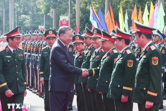Tổng Bí thư dự Kỷ niệm 80 năm Ngày truyền thống Bộ Tổng Tham mưu QĐND Việt Nam