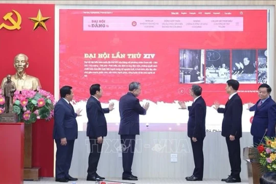 Tổng Bí thư Tô Lâm dự Lễ khai trương Trang thông tin điện tử 'Đảng Cộng sản Việt Nam - Đại hội XIV'