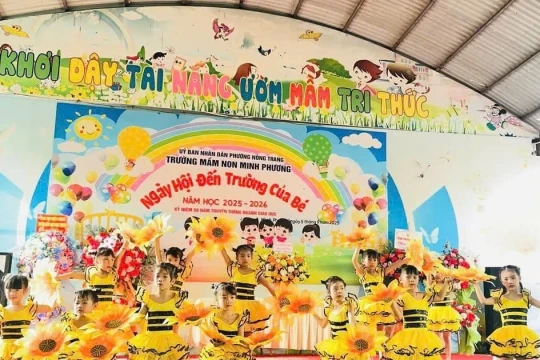 Phú Thọ: Trường Mầm non Minh Phương giữ vững trường đạt chuẩn quốc gia mức độ 2