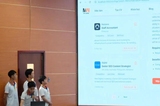 Sinh viên CNTT ở Đà Nẵng so tài tại Chung kết thiết kế website